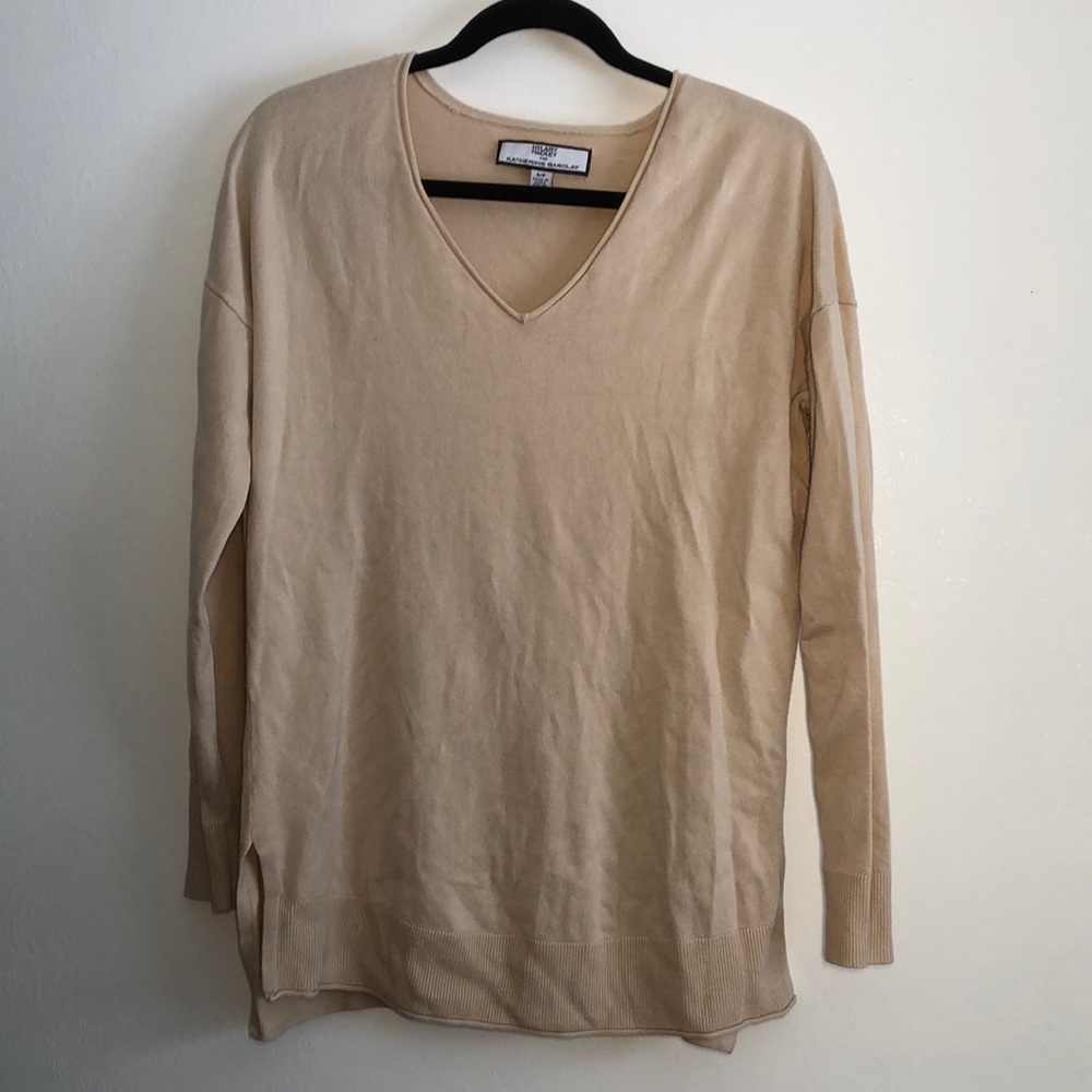 Hilary Radley For Katherine Barclay Womens Cream Shirt